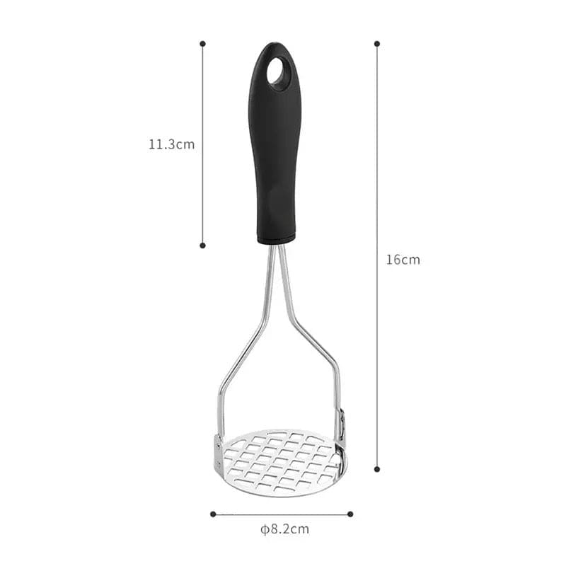 Metal Potato Masher, Rice Presser, Fruit Juice Maker, Potatoes Mud Pusher, Smooth Musher Crusher, Kitchen Accessories Metal Potato Masher, Rice Presser, Fruit Juice Maker, Potatoes Mud Pusher, Smooth Musher Crusher, Kitchen Accessories
